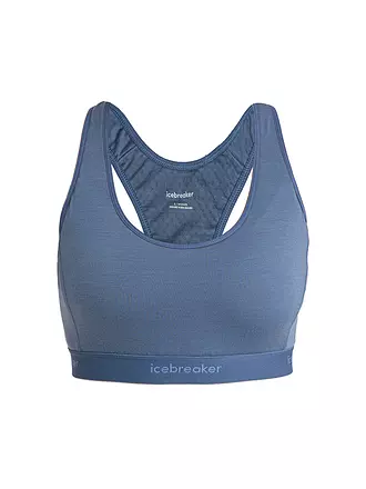 ICEBREAKER | Sujetador deportivo de mujer Racerback Merino 125 de sujeción baja | blau